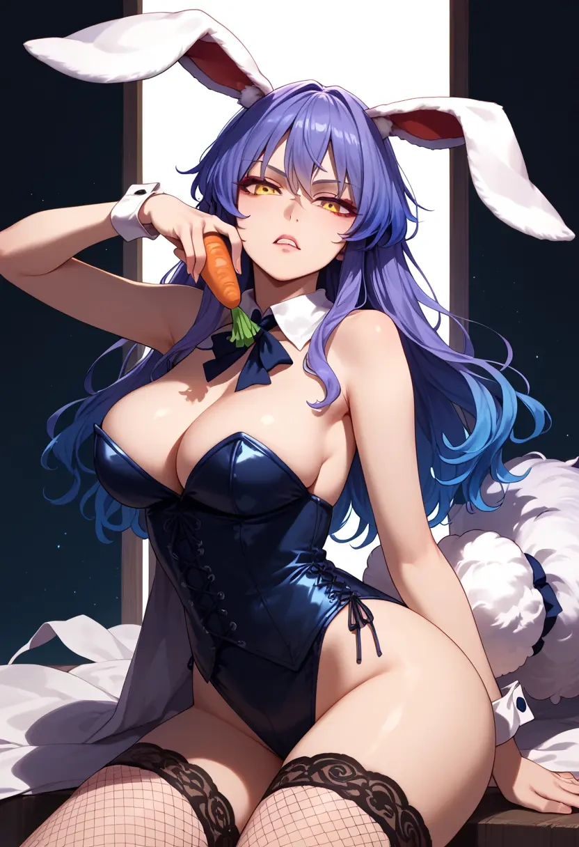 touhou,hijiri_byakuren,bunny girl, sexy,stockings  - 