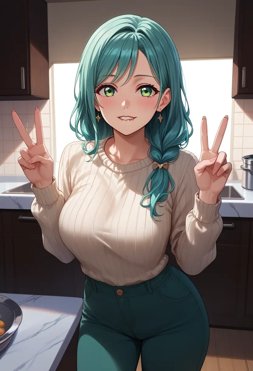 bang_dream!,hikawa_sayo,sweater  - 