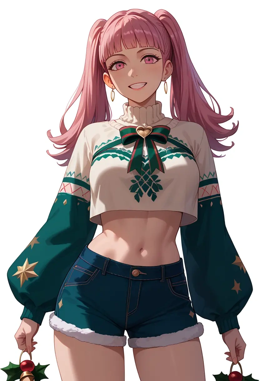 fire_emblem,hilda_valentine_goneril,Christmas,red velvet shorts  - 