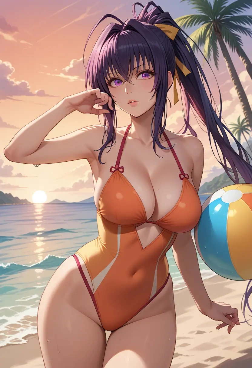 high_school_dxd,himejima_akeno,bikini  - 