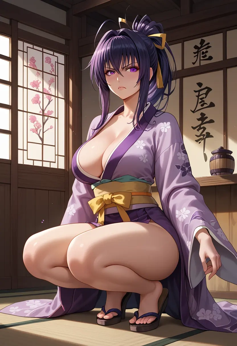 high_school_dxd,himejima_akeno,kimono,sexy  - 