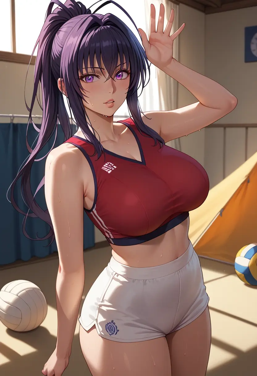 high_school_dxd,himejima_akeno,volleyball uniform  - 