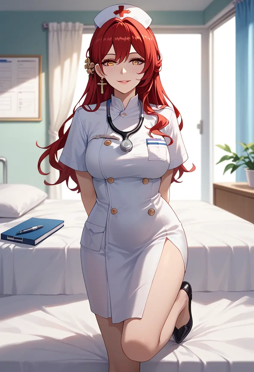 star rail,himeko,nurse  - 