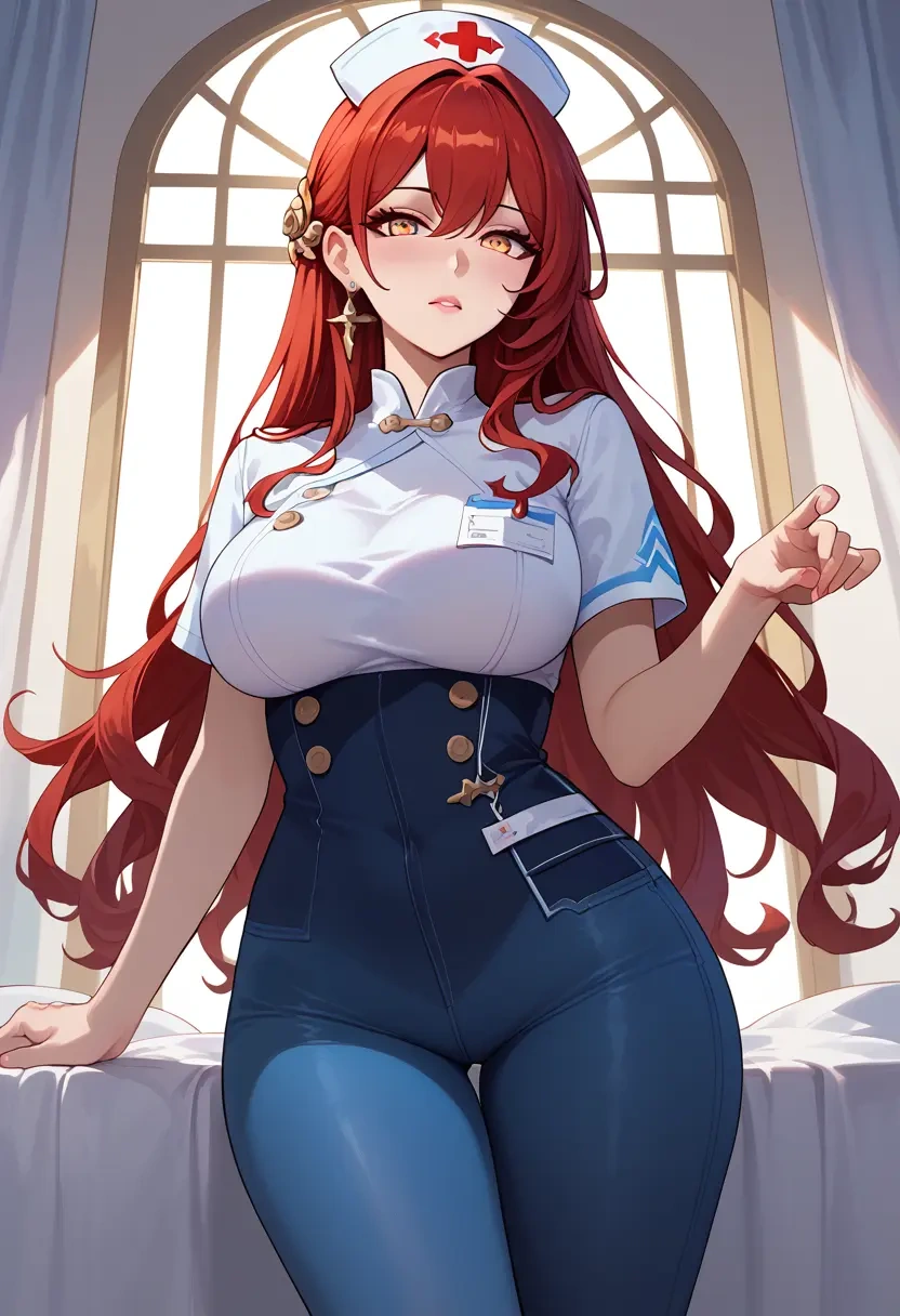 star rail,himeko,nurse  - 