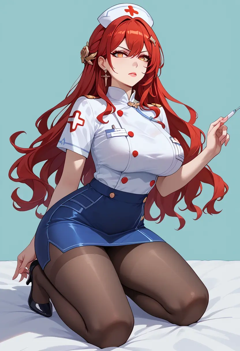 star rail,himeko,nurse  - 