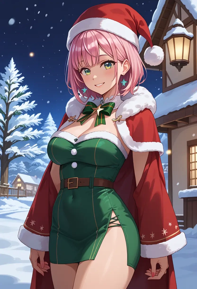 hololive,himemori_luna,Christmas,dress  - 