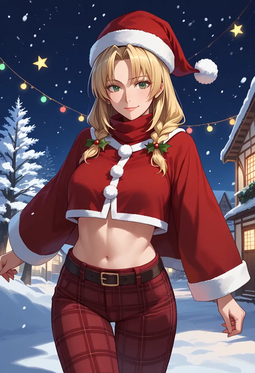 rozen_maiden,hinaichigo,Christmas,plaid trousers  - 