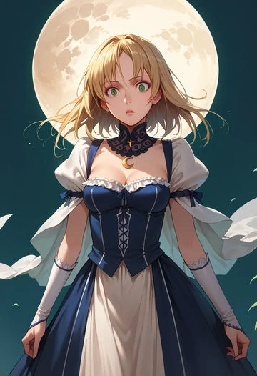 rozen_maiden,hinaichigo,gothic priestess gown,high slit,embroidered veil  - AI generated anime art