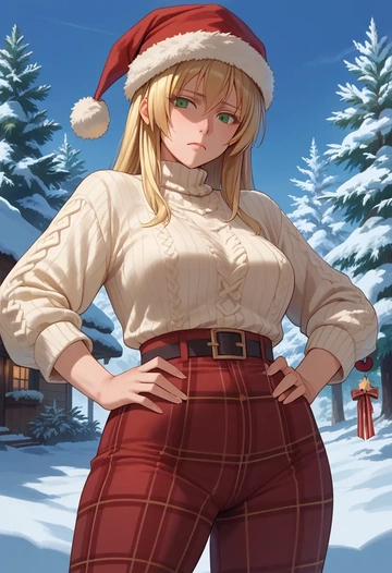 rozen_maiden,hinaichigo,Christmas  - AI generated anime art