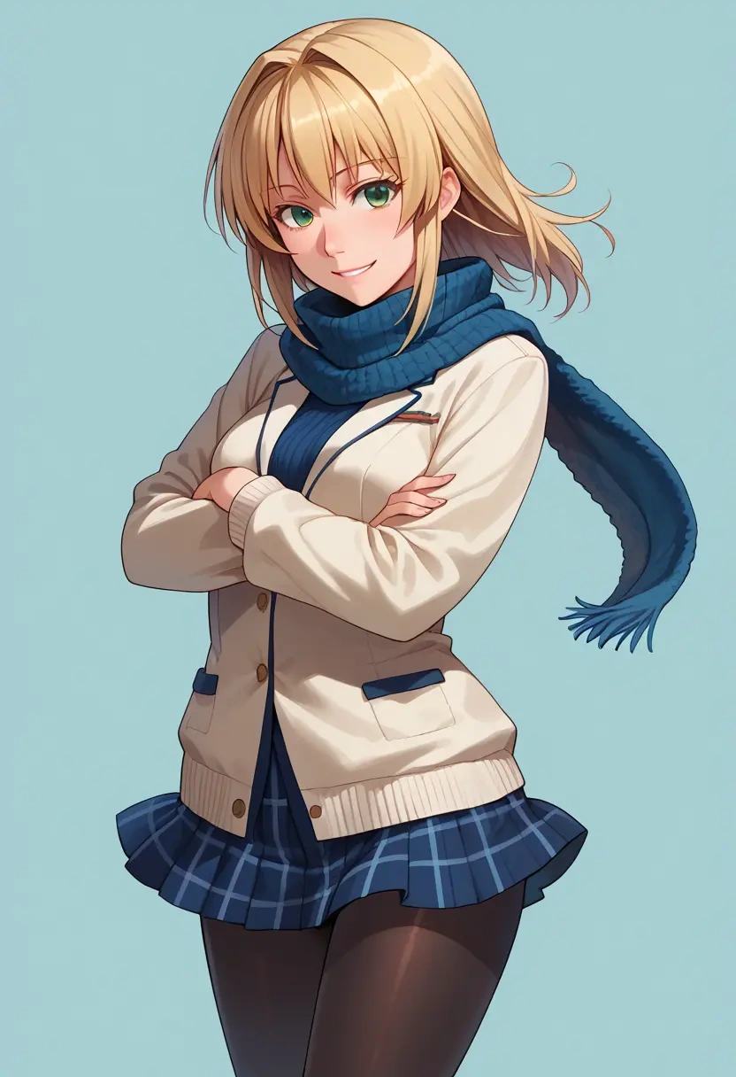 rozen_maiden,hinaichigo,winter,student uniform,down jacket  - 