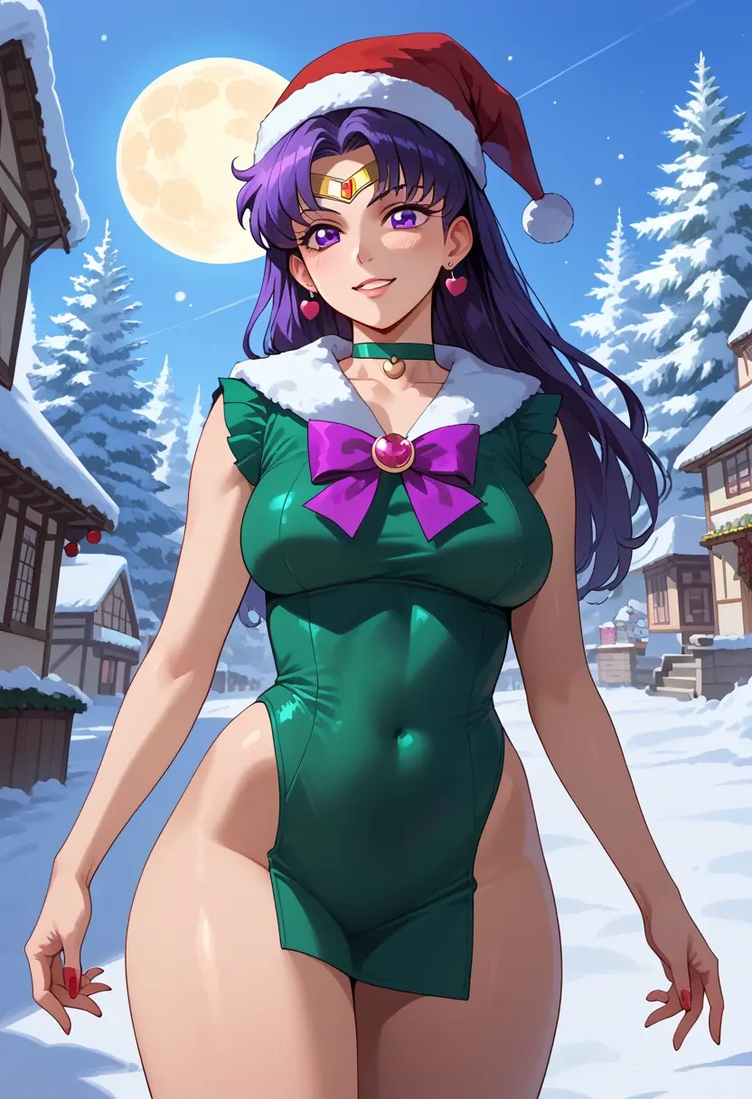 bishoujo_senshi_sailor_moon,hino_rei,Christmas,dress  - 