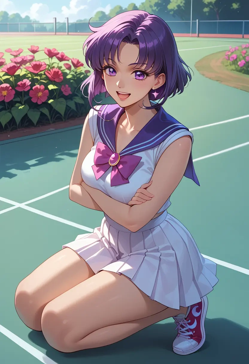 bishoujo_senshi_sailor_moon,hino_rei,tennis skirt  - 