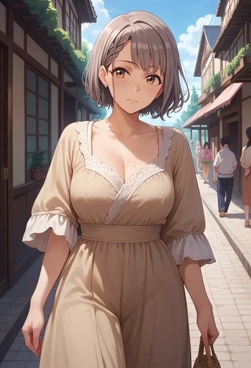 idolmaster,hisakawa_nagi,pajamas  - AI generated anime art