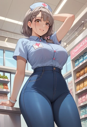 idolmaster,hisakawa_nagi,nurse  - AI generated anime art