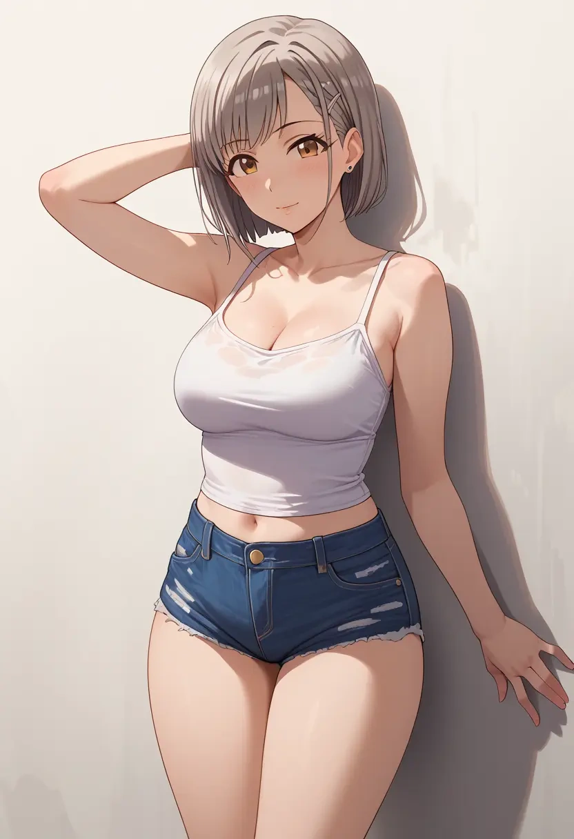 idolmaster,hisakawa_nagi,shorts,sexy  - 