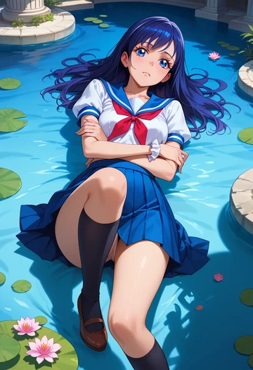 precure,hishikawa_rikka,sailor, uniform  - AI generated anime art