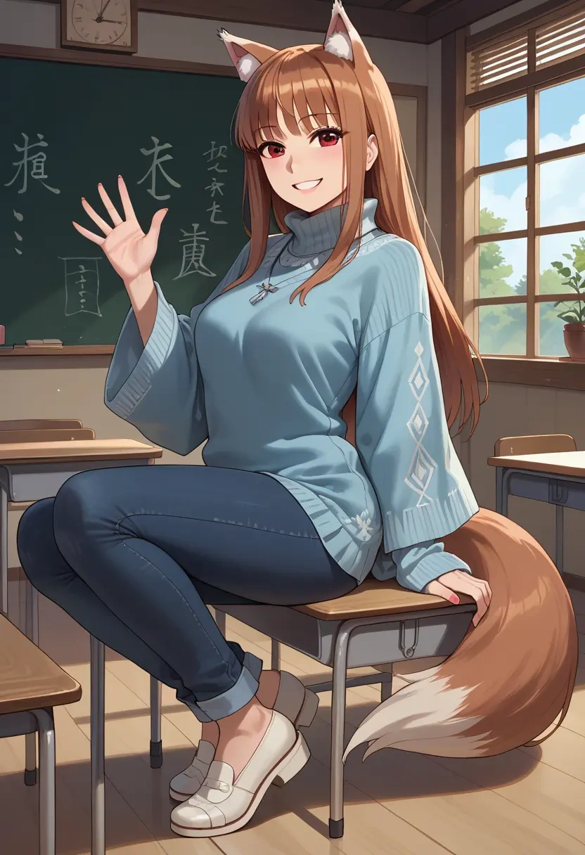 spice_and_wolf,holo,teacher  - 