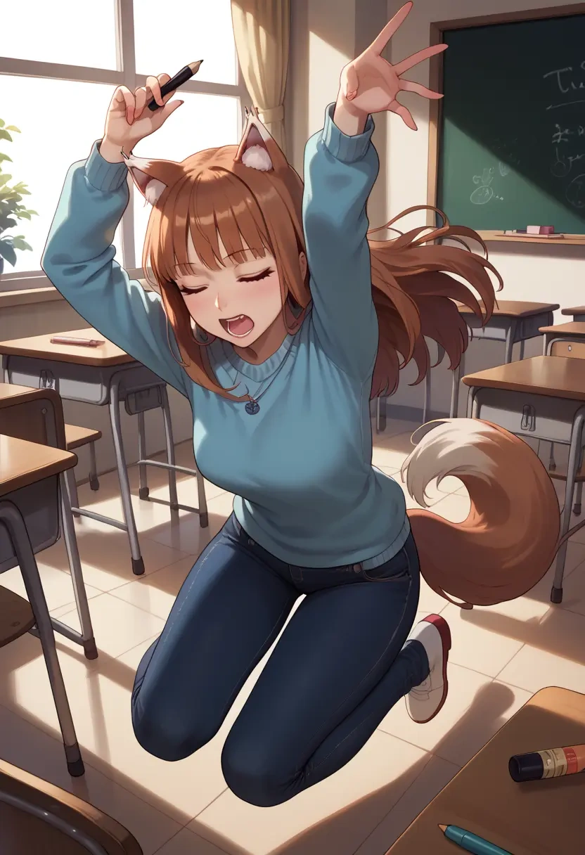 spice_and_wolf,holo,teacher  - 