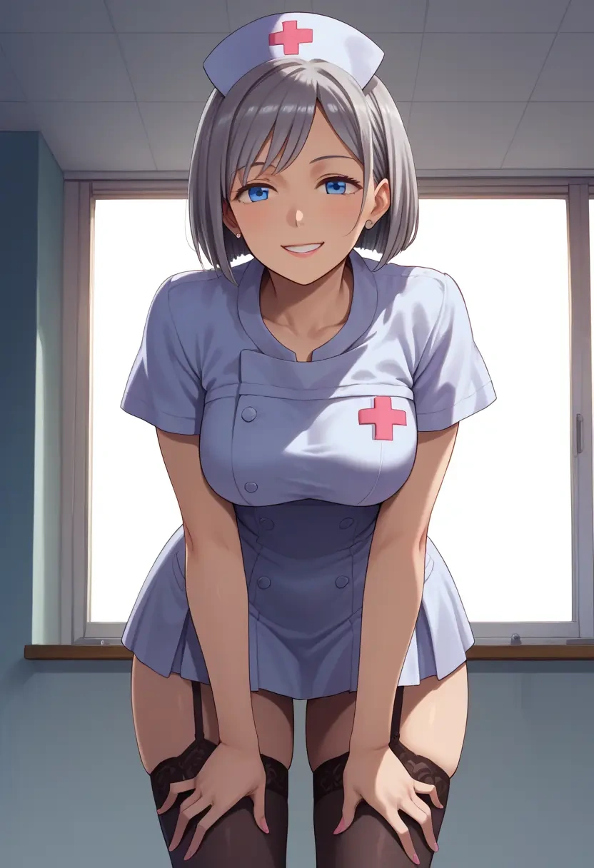 ano_hi_mita_hana_no_namae_wo_bokutachi_wa_mada_shiranai.,honma_meiko,nurse pantyhose,mini skirt, sexy  - 