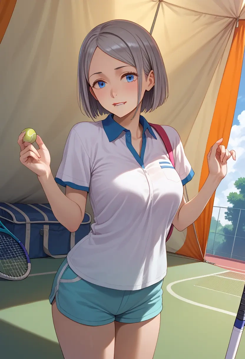 ano_hi_mita_hana_no_namae_wo_bokutachi_wa_mada_shiranai.,honma_meiko,tennis polo,skort  - 