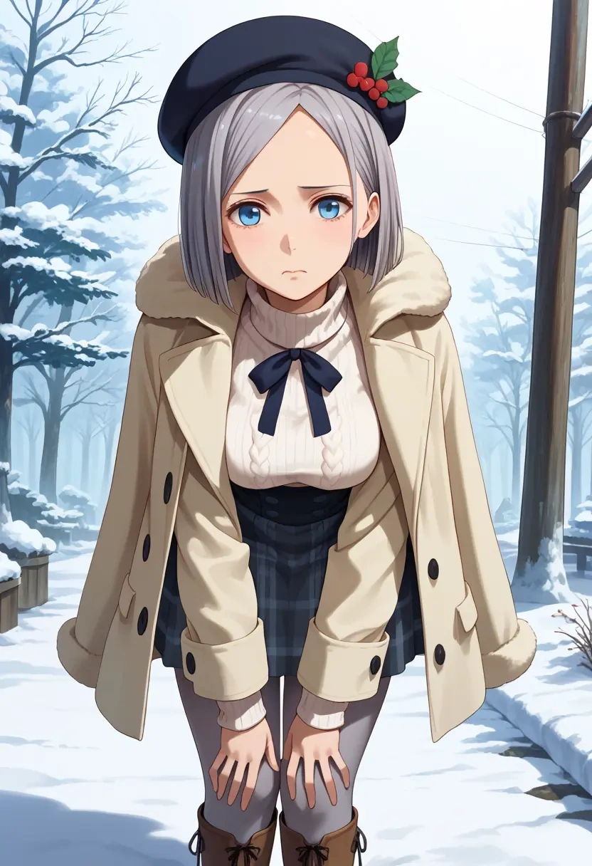 ano_hi_mita_hana_no_namae_wo_bokutachi_wa_mada_shiranai.,honma_meiko,winter,student uniform,pea coat  - 