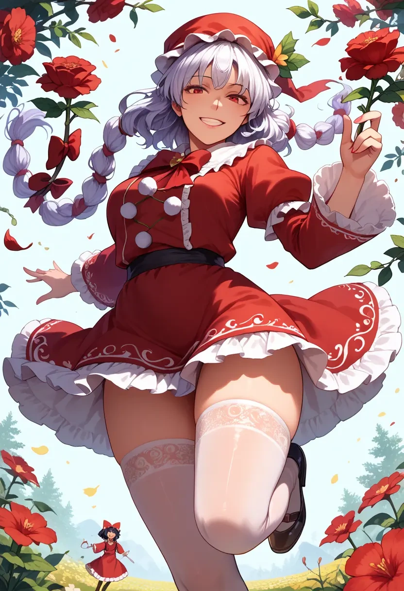 touhou,horikawa_raiko,Christmas,sexy, stockings,  - 