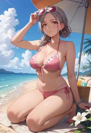 idolmaster,hoshi_syoko,bikini  - AI generated anime art