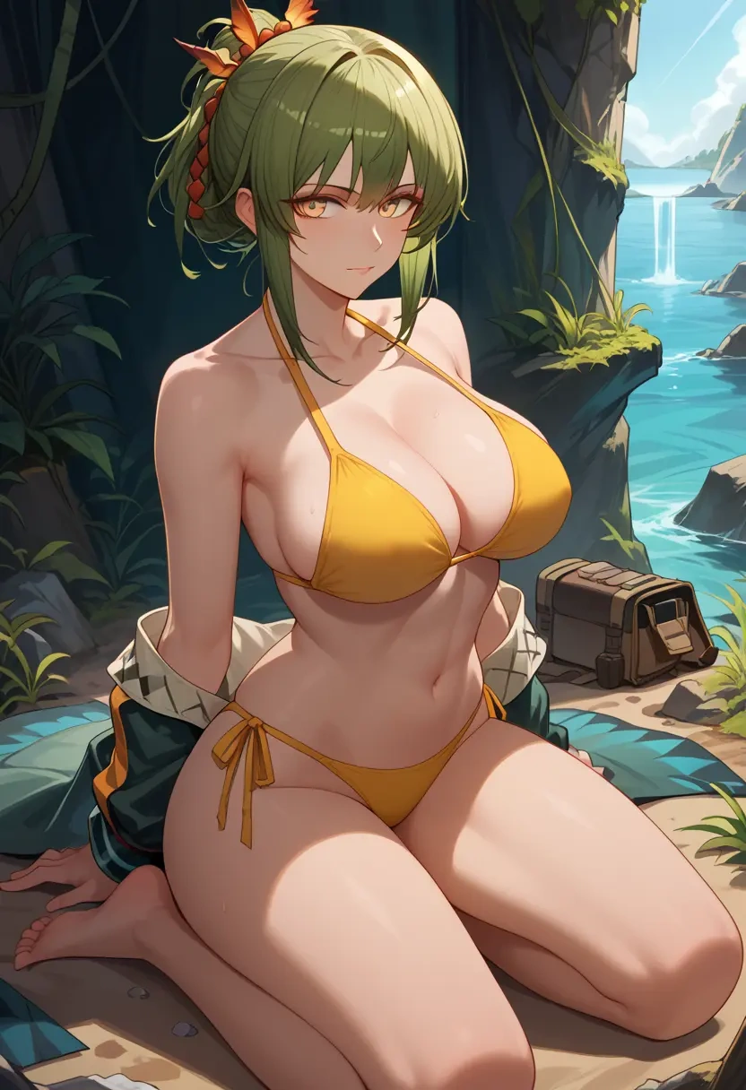 arknights,hoshiguma_(arknights),bikini  - 