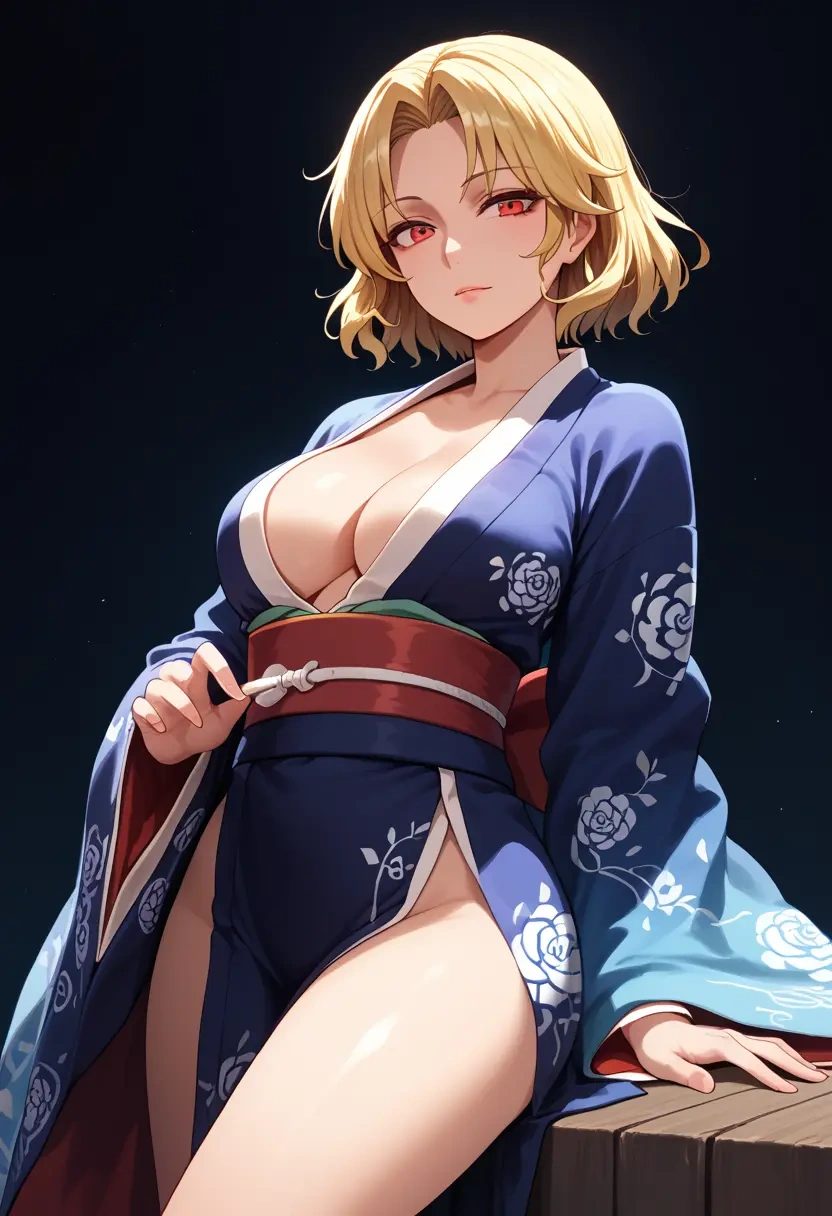 touhou,hoshiguma_yuugi,kimono,sexy  - 