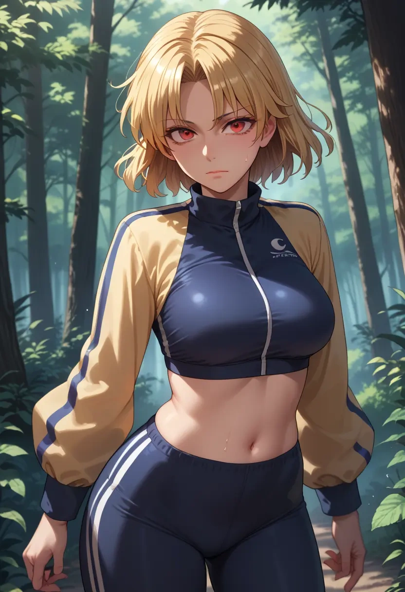 touhou,hoshiguma_yuugi,athletic,track suit  - 