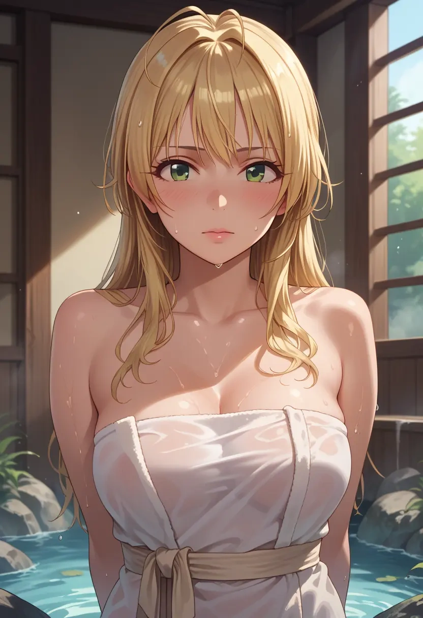 idolmaster,hoshii_miki,towel,sexy  - 