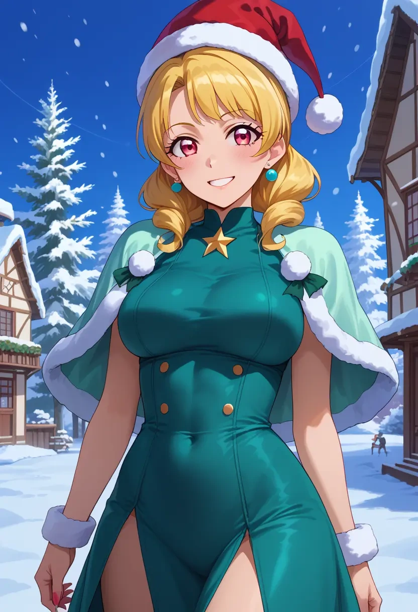 aikatsu!_(series),hoshimiya_ichigo,Christmas,dress  - 