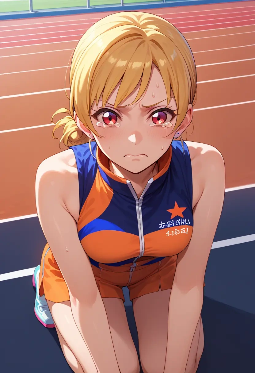 aikatsu!_(series),hoshimiya_ichigo,sleeveless top,bike shorts  - 