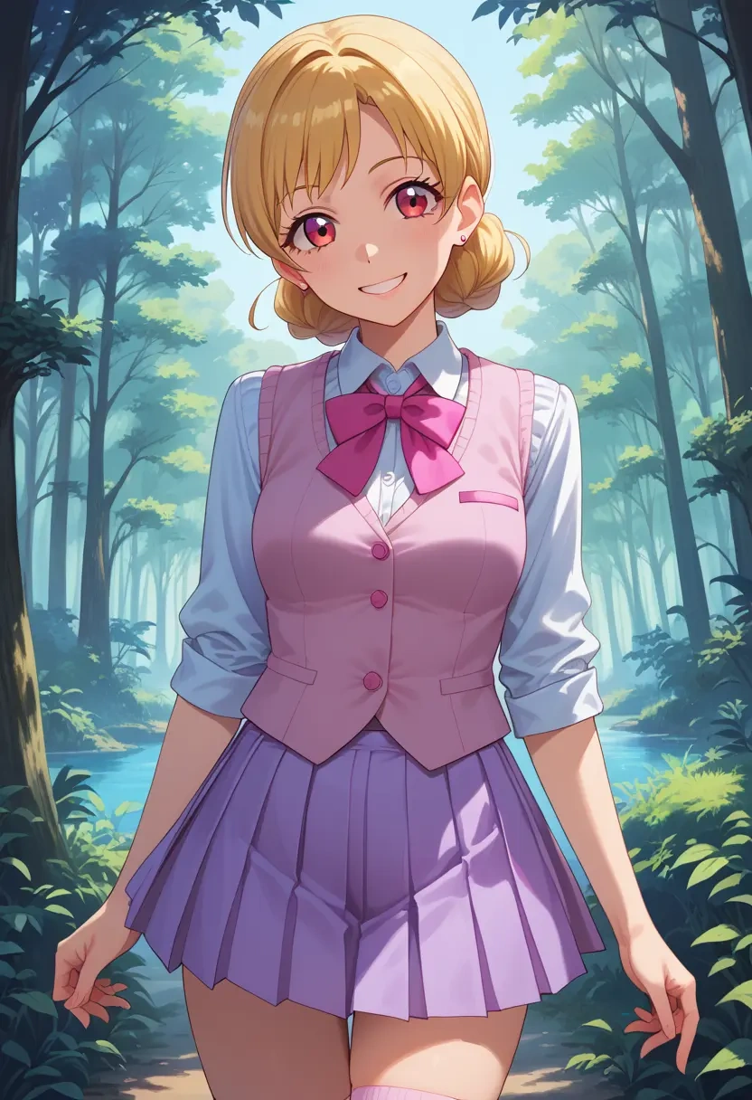 aikatsu!_(series),hoshimiya_ichigo,spring,student uniform,vest  - 