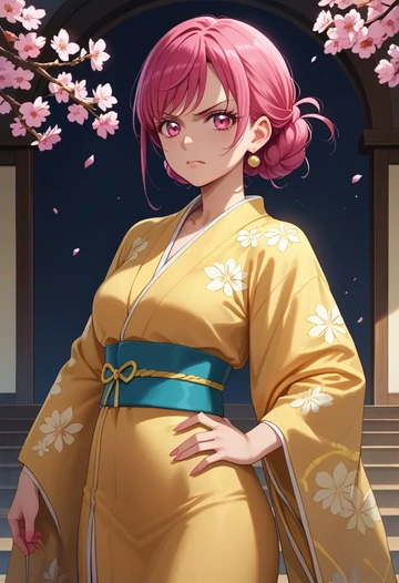 precure,hoshizora_miyuki,kimono  - AI generated anime art