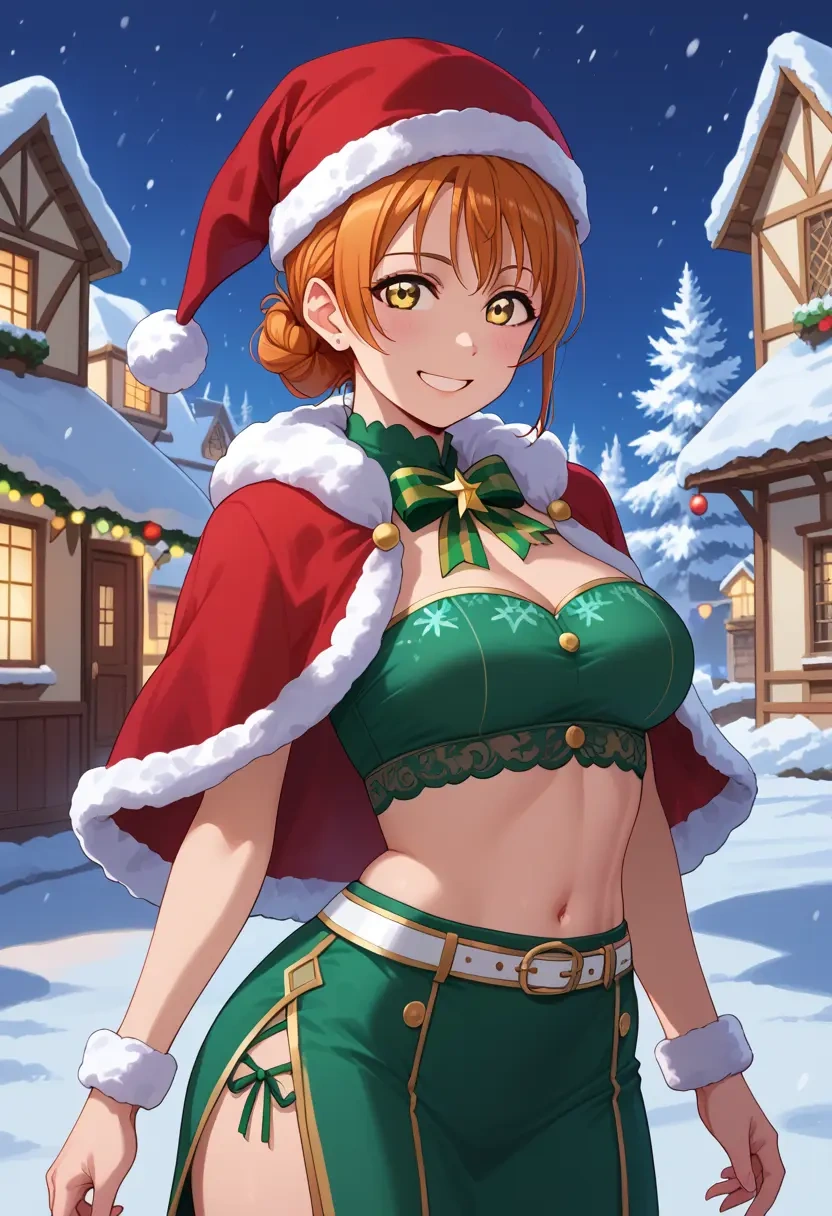 love_live!,hoshizora_rin,Christmas,dress  - 