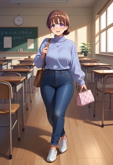 gochuumon_wa_usagi_desu_ka?,hoto_cocoa,teacher  - AI generated anime art