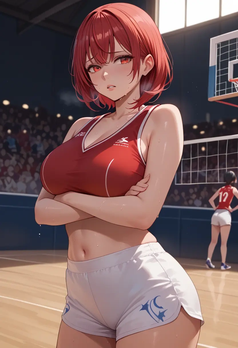 hololive,houshou_marine,volleyball uniform  - 