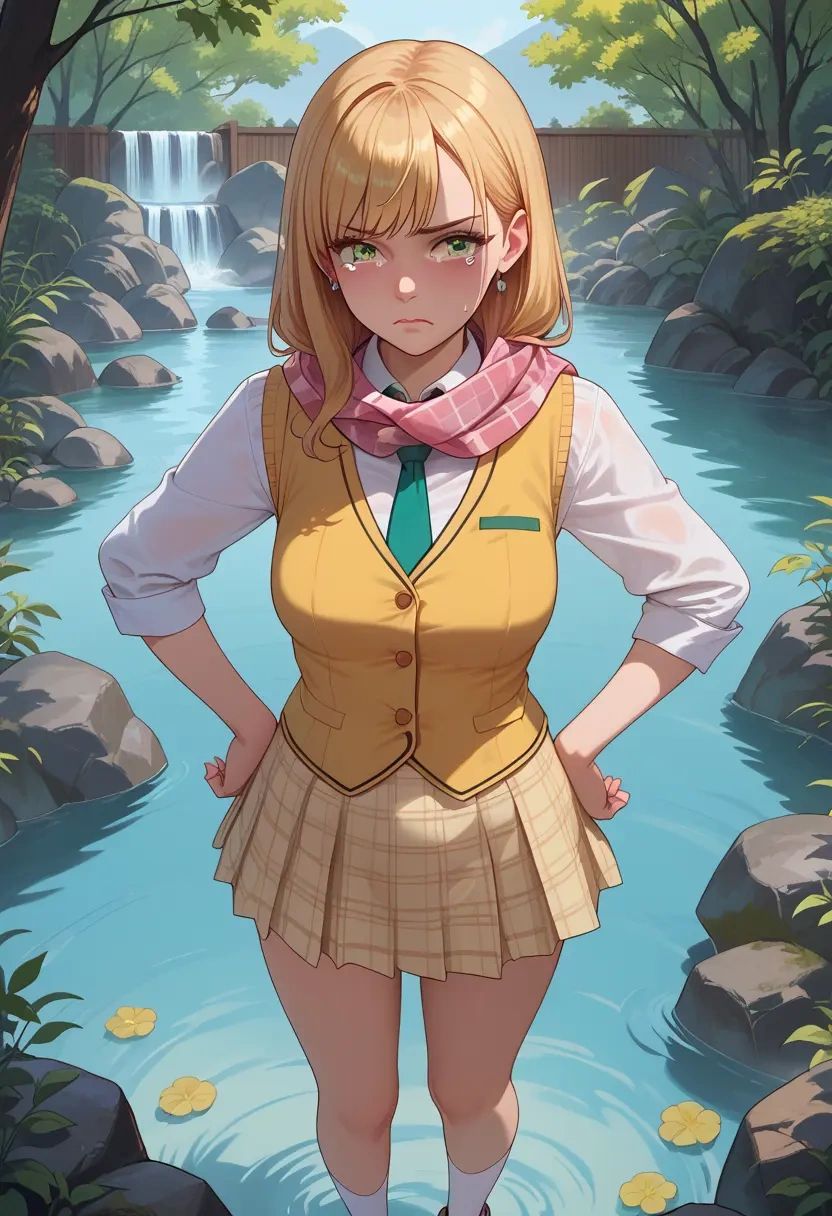 tiger_&_bunny,huang_baoling,spring,student uniform,vest  - 