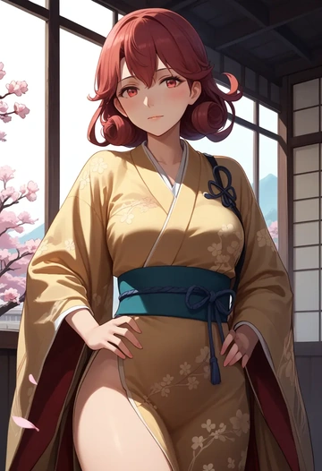 kantai_collection,i-168_(kancolle),kimono  - AI generated anime art