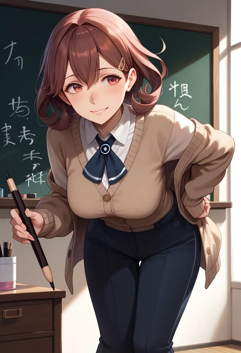 kantai_collection,i-168_(kancolle),teacher, sweater  - 