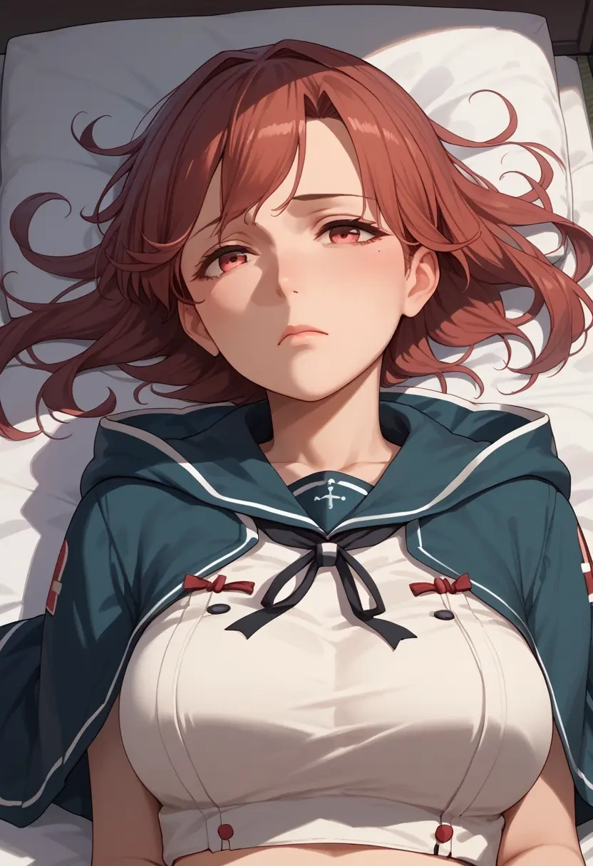 kantai_collection,i-168_(kancolle),crop windbreaker,shorts  - 