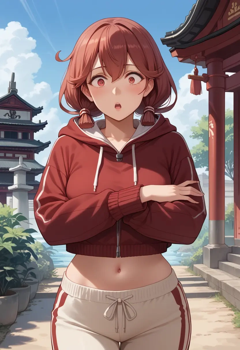 kantai_collection,i-168_(kancolle),hoodie,cropped,high-waisted joggers  - 