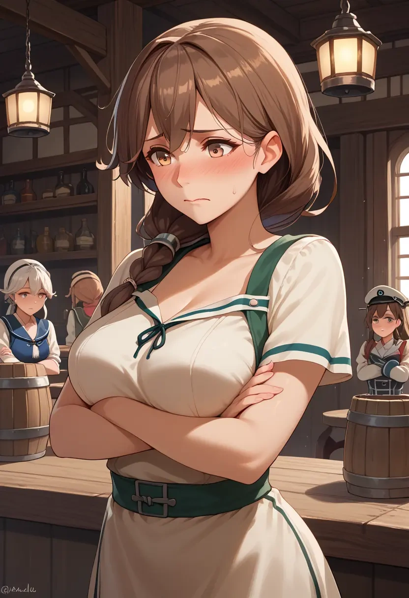 kantai_collection,i-401_(kancolle),crop top,athletic shorts  - 