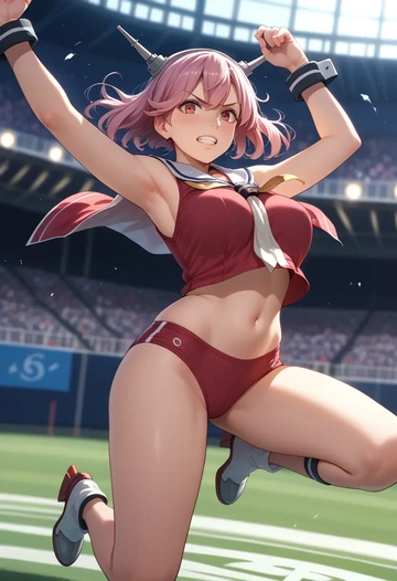 kantai_collection,i-58_(kancolle),athletic  - AI generated anime art