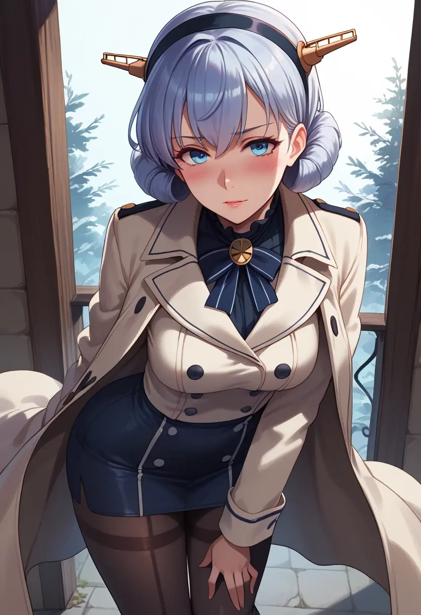 kantai_collection,i-class_destroyer,coat,long,double-breasted,pencil skirt  - 