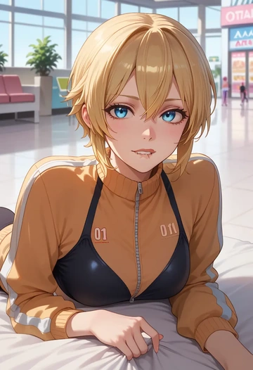 vocaloid,ia_(vocaloid),athletic,track suit  - AI generated anime art