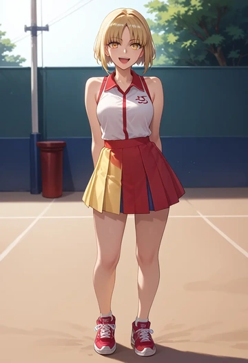 fate_(series),ibaraki_douji_(fate),tennis skirt  - AI generated anime art