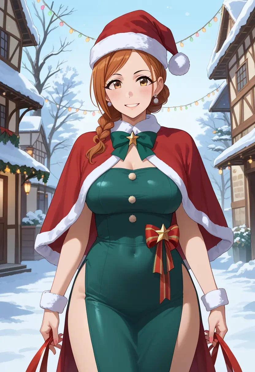 idolmaster,ichihara_nina,Christmas,dress  - 