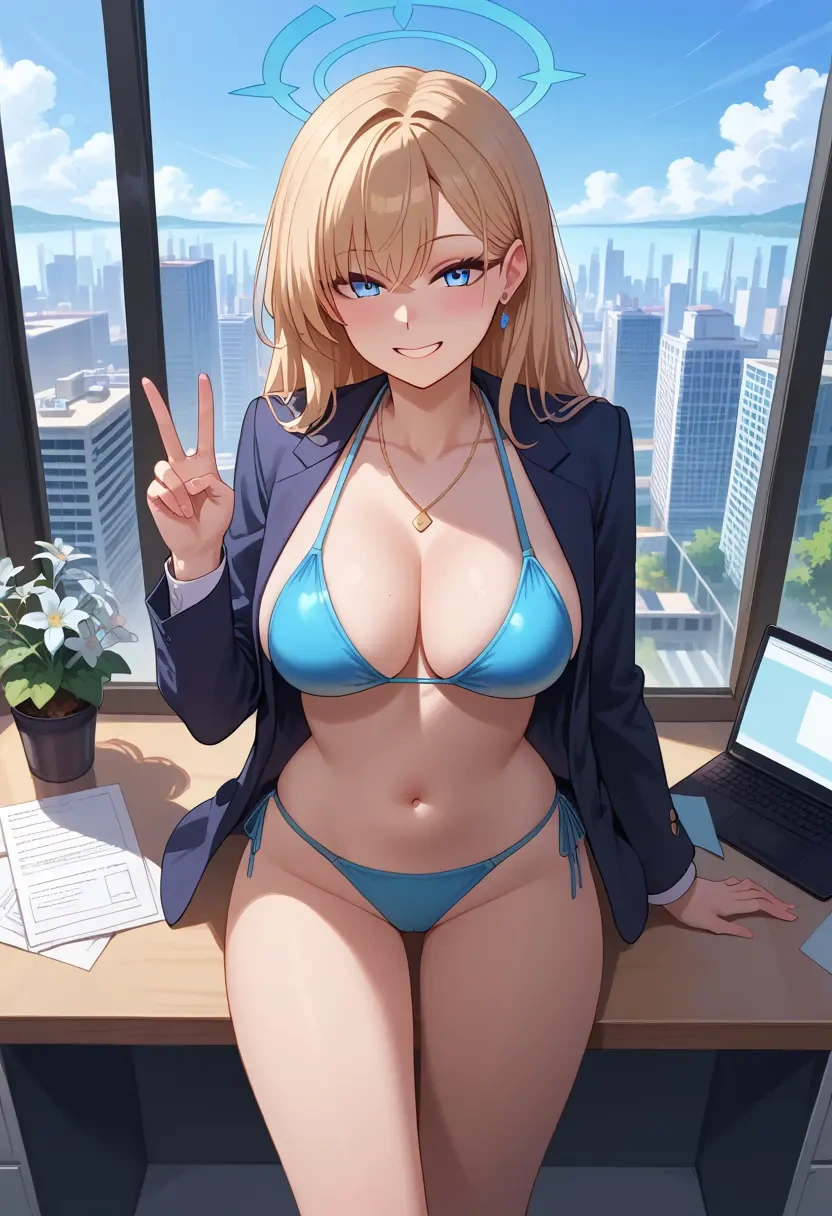 blue_archive,ichika_(blue_archive),OL, bikini, sexy  - 